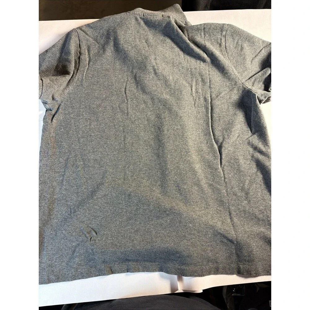 Polo Ralph Lauren Boy’s Dark Grey Short Sleeve Polo L Shirt Classic Fit Cotton